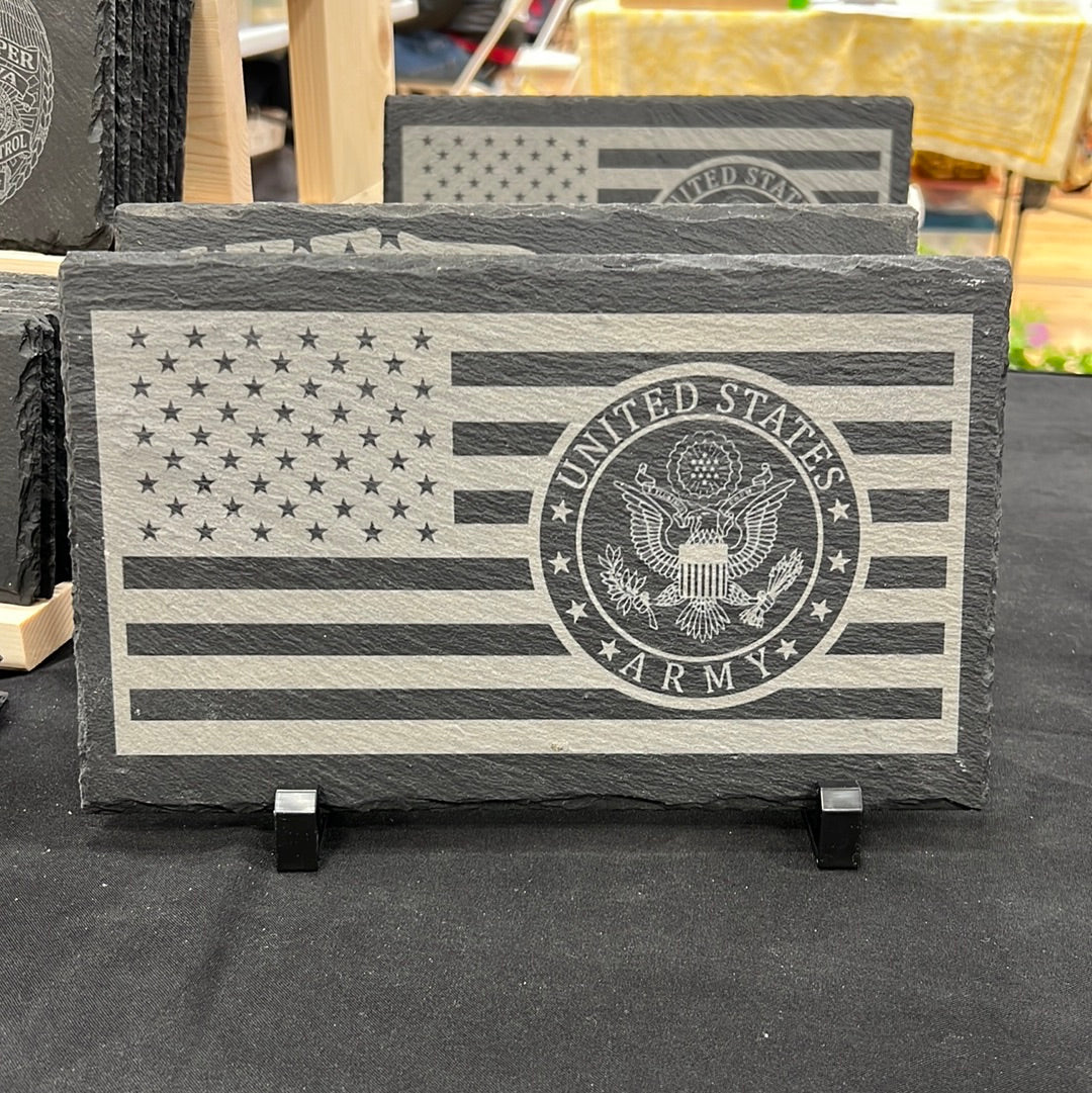 Laser engraved Slate Board