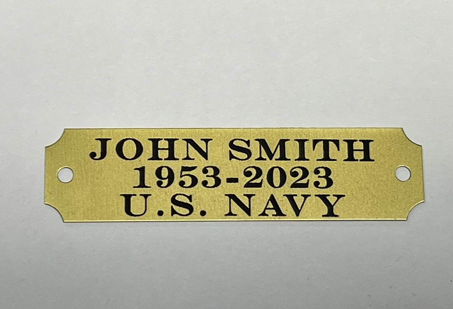 Engraved Name Plate