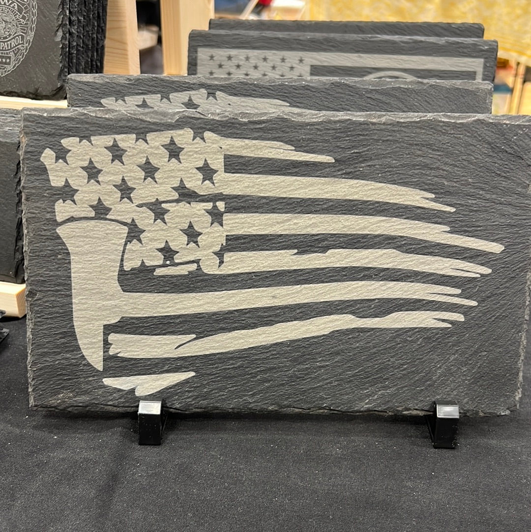 Laser engraved Slate Board