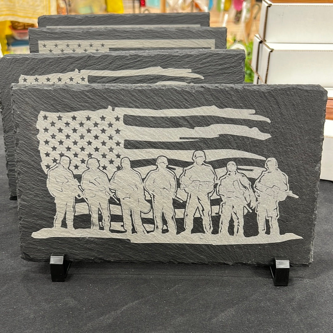 Laser engraved Slate Board