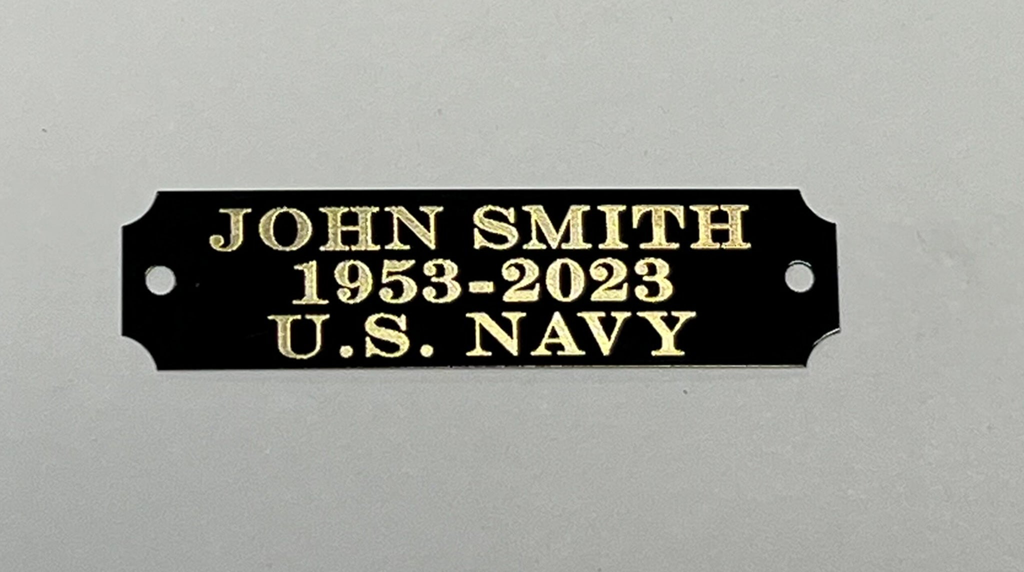 Engraved Name Plate – CSA Woodworking