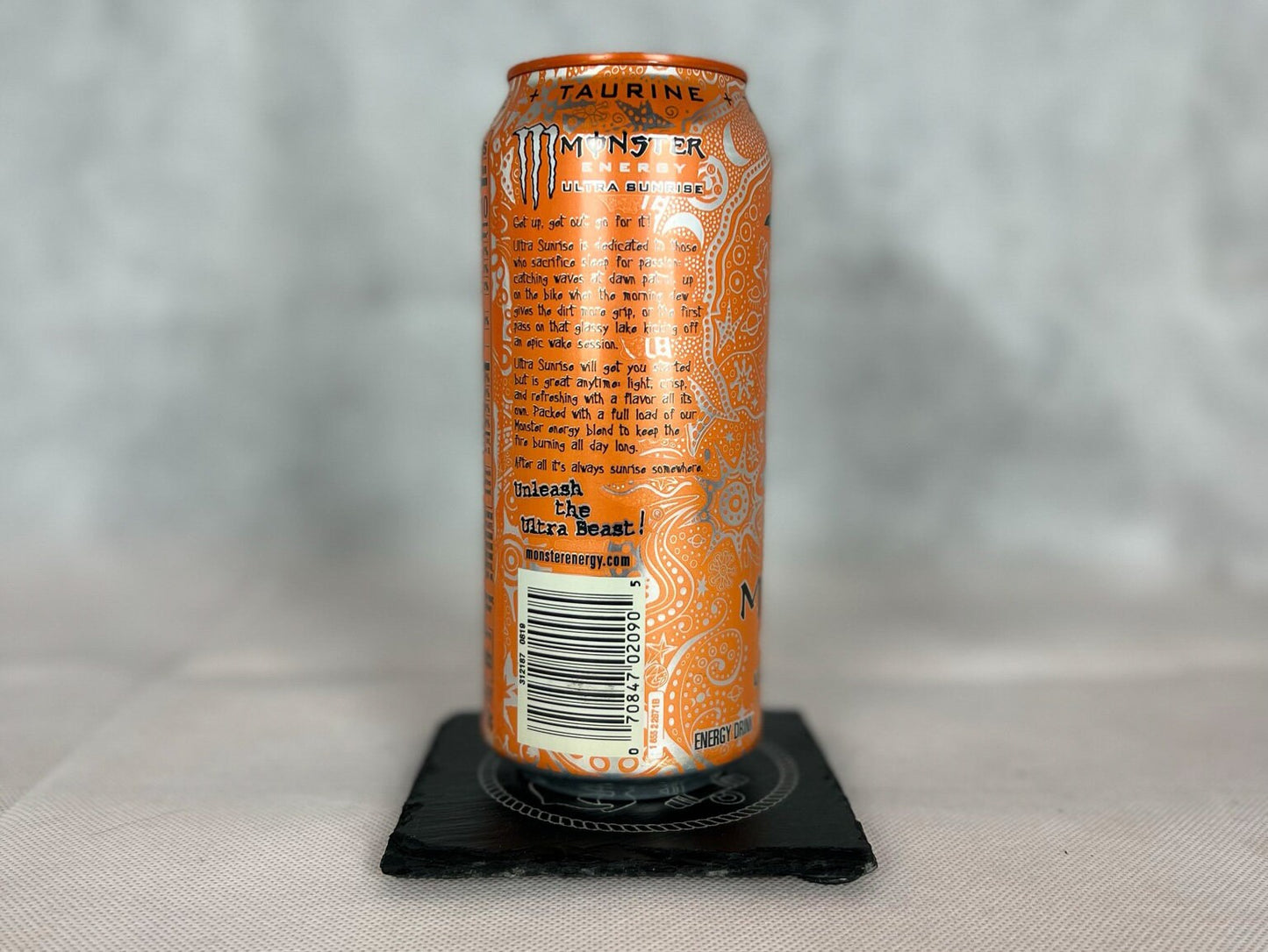 Laser Engraved Slate Coaster with Don't Tread on Me Design.